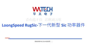 【华太】LoongSpeed RugSic-下一代新型 Sic 功率器件