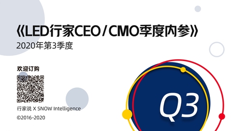2020行家说ECO/CMO季度内参Q3